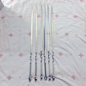 ★【6 PCS Heavy Duty Kebab Meat Skewers】★